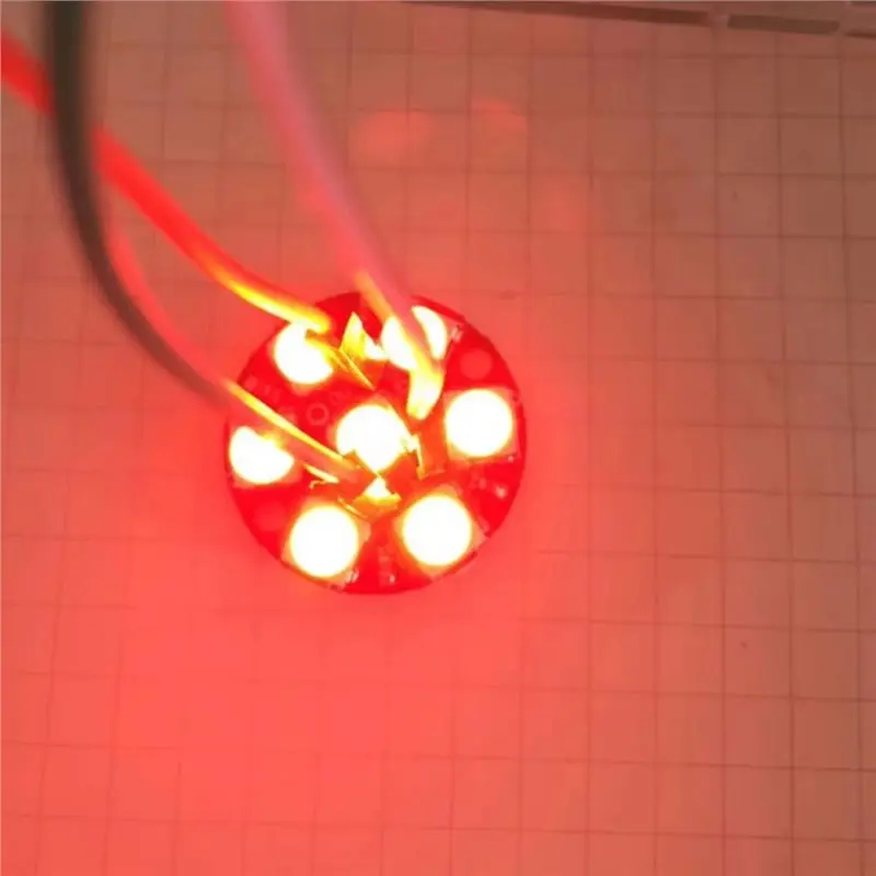 라즈베리 파이 호환용 아두이노용 F-3C 통합 드라이버가 있는 10PCS RGB LED 링 램프 5050 WS2812B 7비트 단일 와이어 Cont