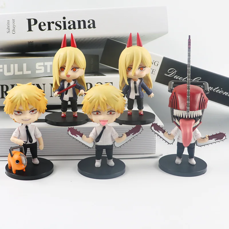 2023 Anime Chainsaw Man Denji Power Himeno Hayakawa Aki Reze Mini Action  Figures Building Blocks Model Bricks Kids Toys Gifts