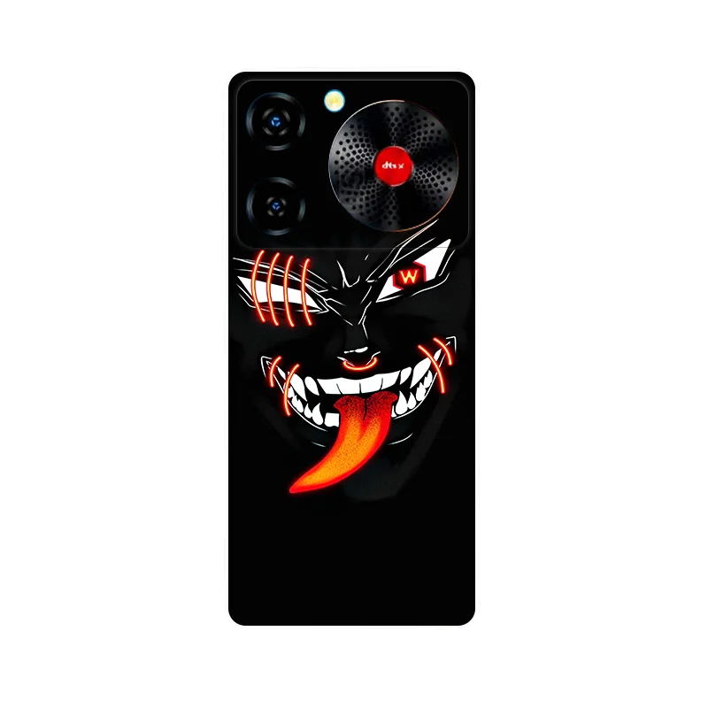 Nubia Music Case - Funny Cute Silicone Soft Back with Shockproof Bumper