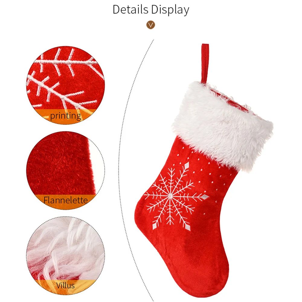 

Large Xmas Stockings Decoration Belongs To Household Products Dirt Resistant Durable And Versatile