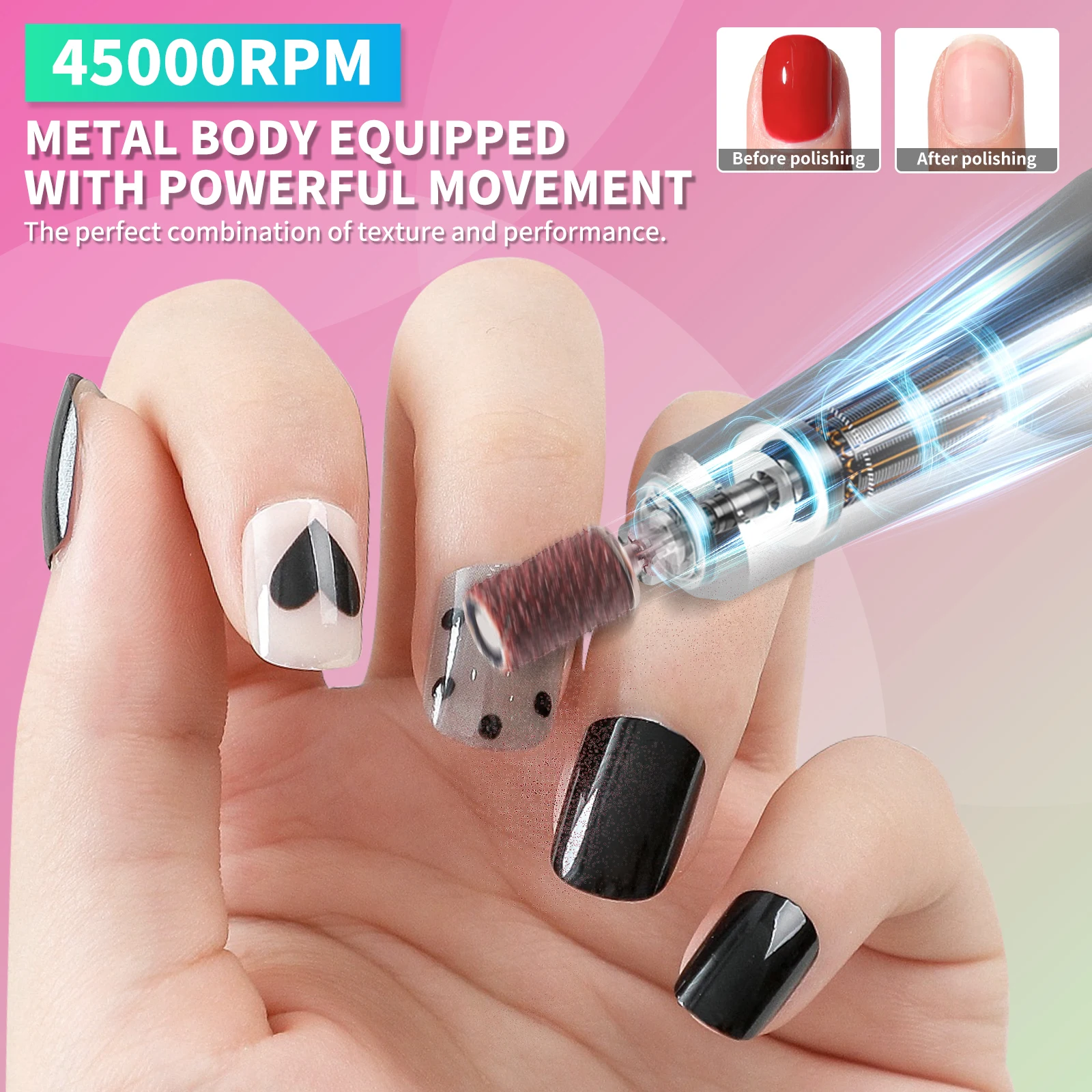 プロフェッショナル用 エレクトリックネイルドリル マシーン