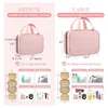 Foldable Makeup Bag Women Travel Organizer Hanging Toiletry Cosmetic Bag Waterproof Make Up Beauty Pouch Men Bathroom Storage 4