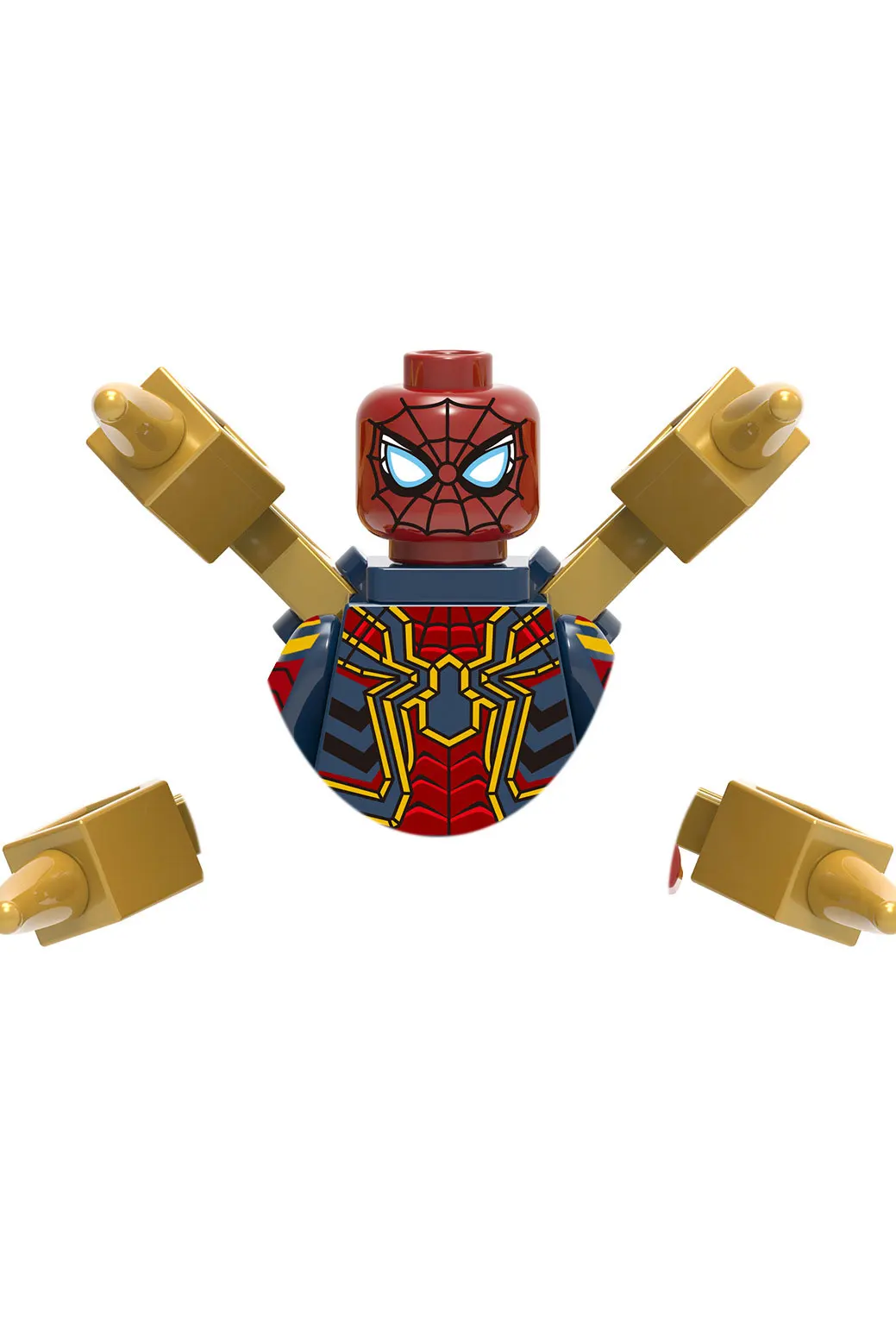 Supereroe Building Block Ironma Spiderma Ghost Rider Red Skull Black Panther Everett Rose Brick Toy