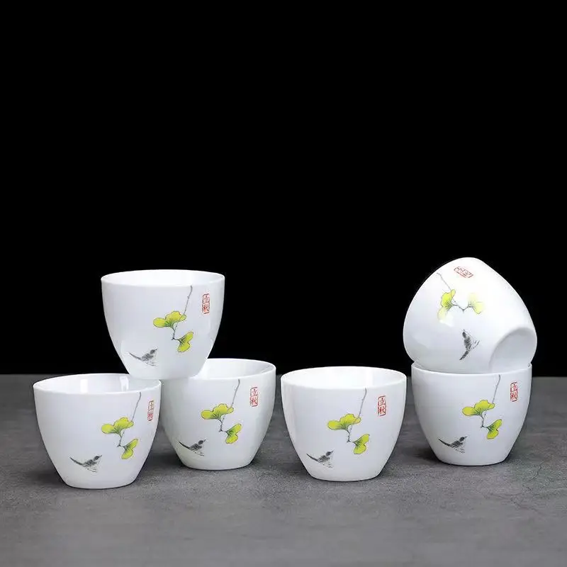 Japanese Ceramic Tea Cup 6-Piece Set views spring