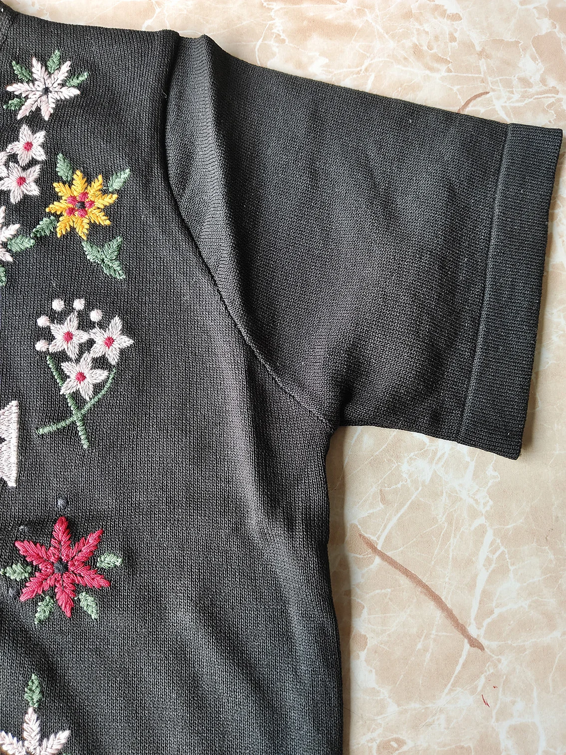 トップス Embroidered Design Summer Knit Cardigan Amazon.com: Women Spring Knitwear Coat Casual Round Neck