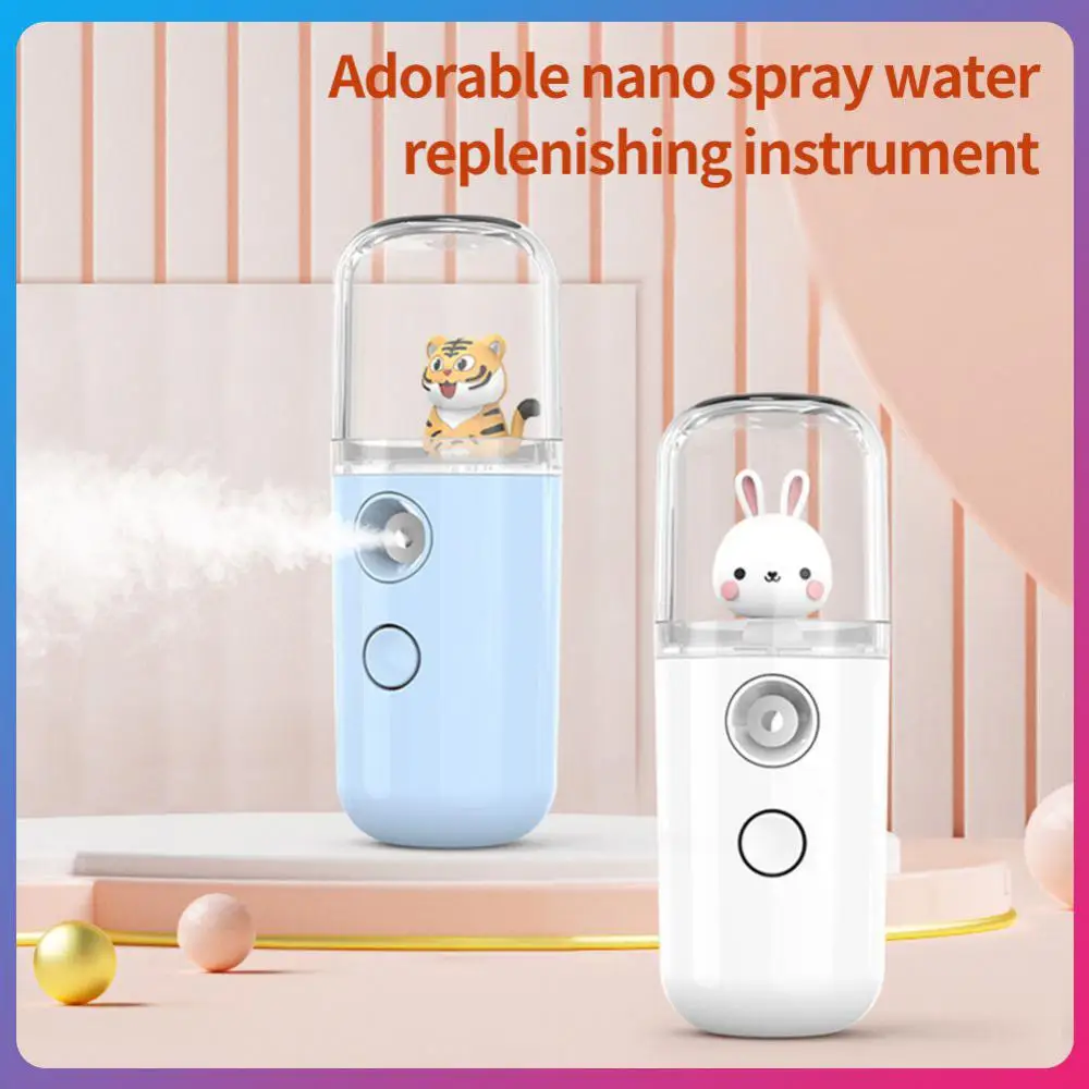 

Hydrating Nano Mist Sprayer Skin Care Portable Humidifier Facial Misting Women Beauty Usb Chargeable 30ml Portable Skincare Nano