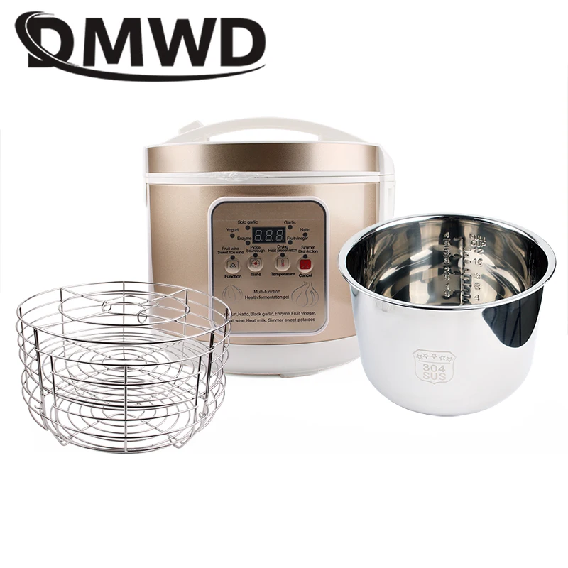 Black Garlic Fermenter Electric Smart Fruit Enzyme Garlics Fermentation Machine Automatic Zymolysis Pot Natto Yogurt Maker EU US yogurt maker