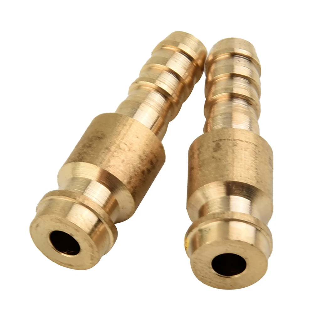 

2pcs 6mm/8mm/10mm Gas Water Male Adapter Quick Connector For TIG Welding Torch Intake Metal Connectors Tips TIG Welding Parts