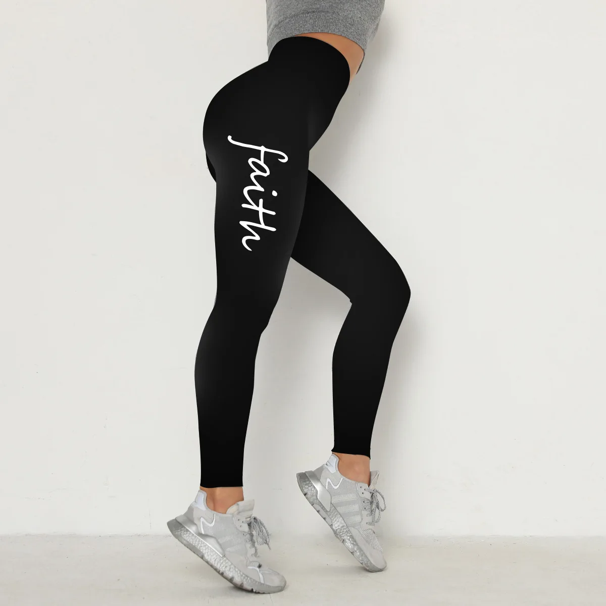 Plus Size Pocket Yoga Pants Women Solid Fitness Sports Leggings High Waist Elastic Gym Tights Female Running Trousers XL sports leggings yoga pants