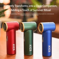 Mini Turbo Jet Fan  Turbine Outdoor Jet Brushless Motor Portable Handheld Cooling Appliance Blower Kica USB Recharge Hair Dryer 2