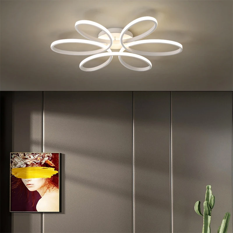 60CM 75W LED Ceiling Lights Living Room Bedroom Lights Indoor Lights Living Room Foyer Lighting Fixtures ceiling led lights