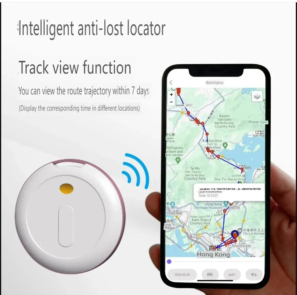 GPS Tracker Real-Time Location FI tag for Dogs & Cats android iphone working Waterproof Outdoor Pets