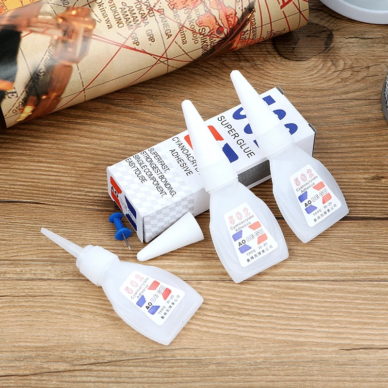 502 Instant Glue Strong Adhesive DIY Liquid Jewelry Toy Shoes Super Quick Drying Transparent Glue liquid glue