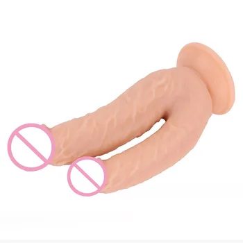 Strap on Double Dildos Female Masturbation Penetration Vagina for Anal Big Realistic Penis with Suction Cup Couples Sex Toys 4