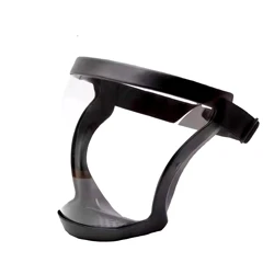 Premium Anti - Fog Transparent Face Shield - Super Protective Facial Cover (Black)