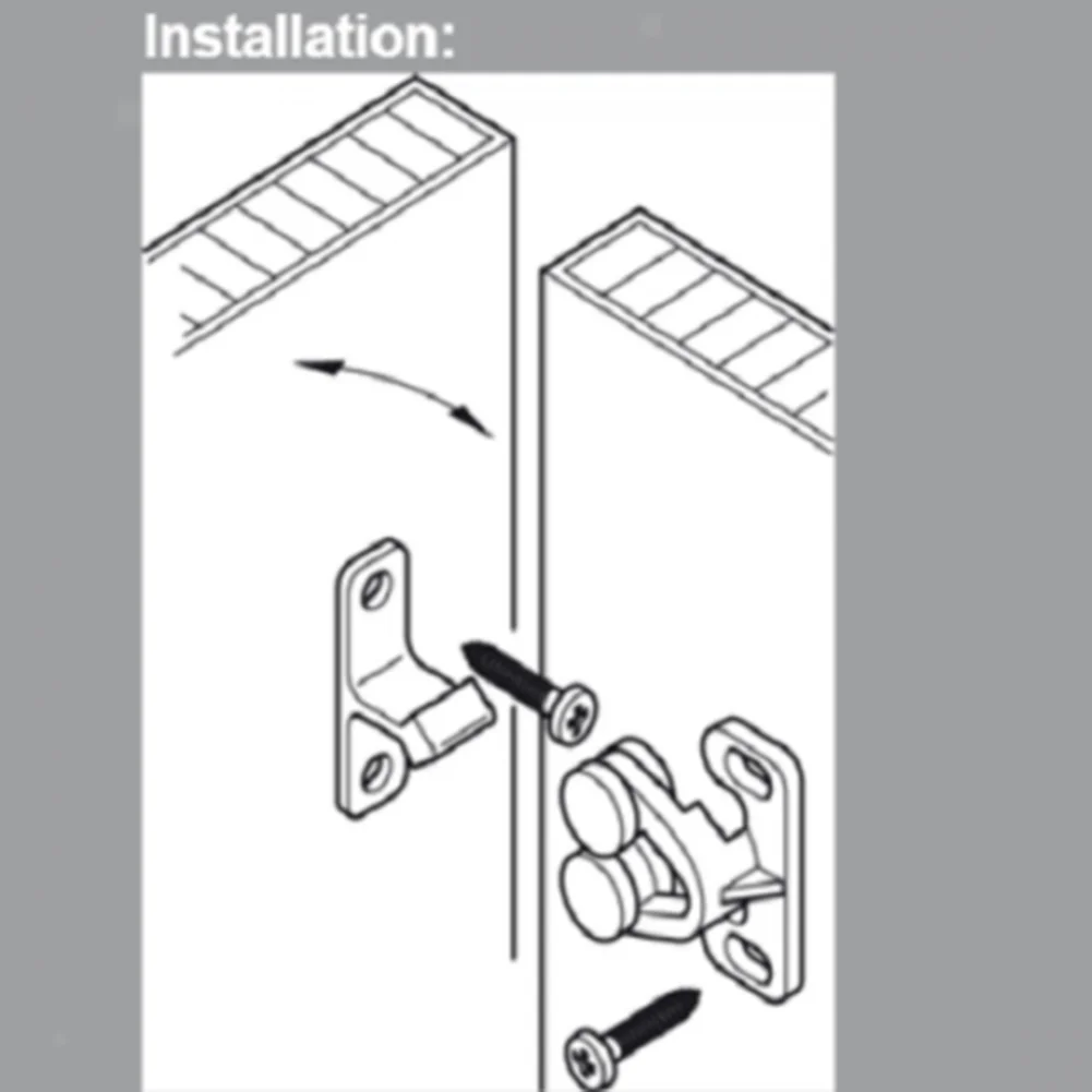 ABS Plastic Marine Boat Ball Catch Door Cupboard Spring Roller Latch Caravan Boat Home Furniture Cabinet Closet 3pcs