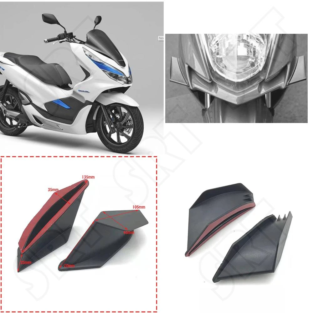 For Honda Xadv 750 350 300 250 150 125 Nss Forza Motorcycle Scooter Aerodynamic Wind Wing Winglet Modification Spoiler - Covers & Mouldings - AliExpress
