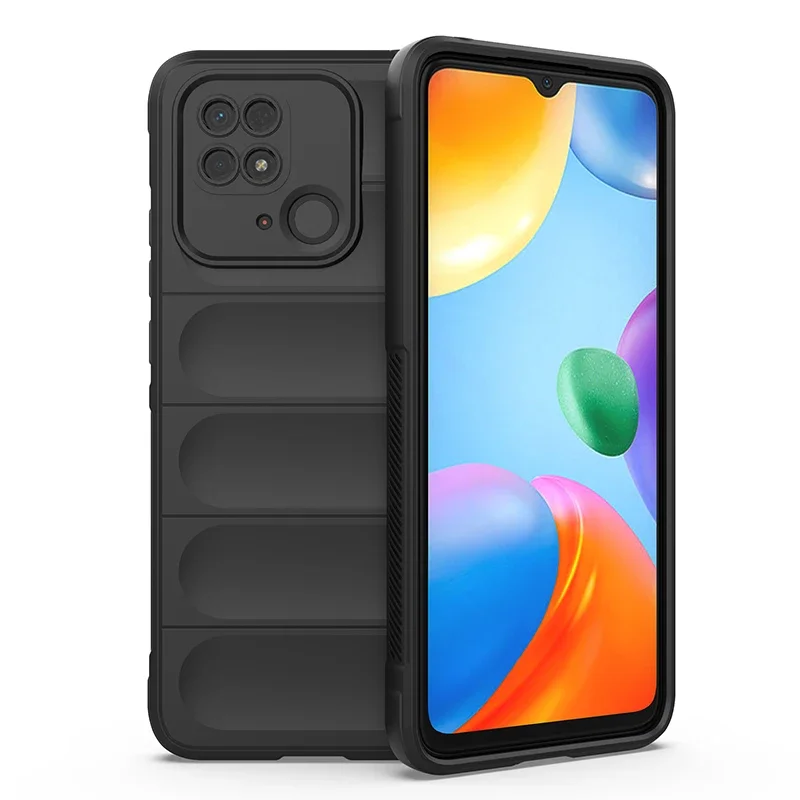 Shockproof Case For Xiaomi Redmi Note 10 11 12 Pro 10S 11S 12S Phone Cover for Redmi 9 9A 9C 10A 10C 12C Liquid Silicon Coque