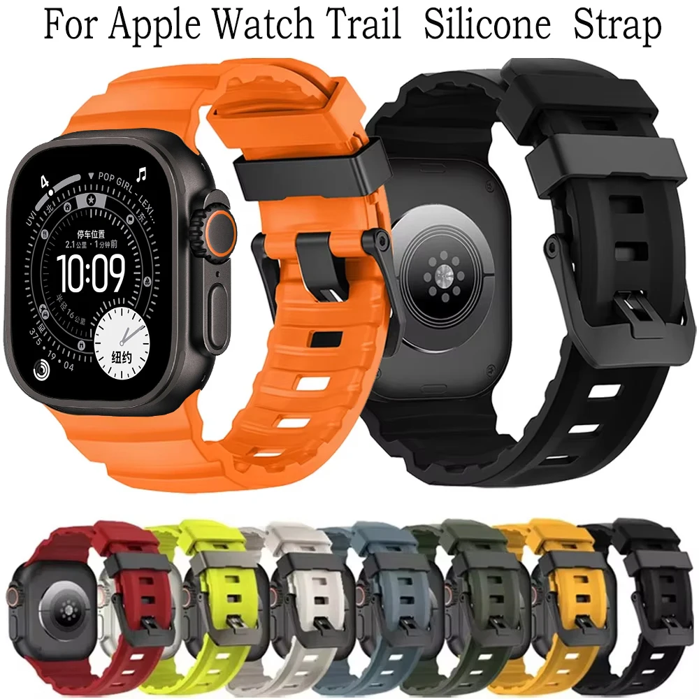 Premium Fluororubber Watch Strap - High-End Fashion Bracelet