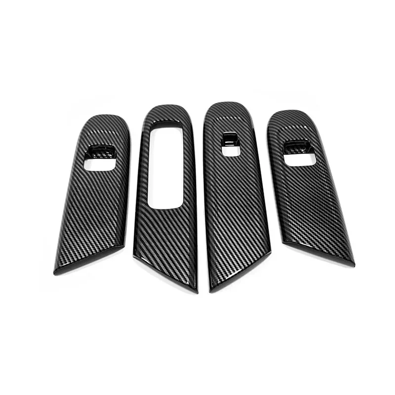 LHD For Mercedes-Benz C-Class W206 Interior Accessories ABS Car Window Glass Lift Switch Panel Armrest Decoration Trim