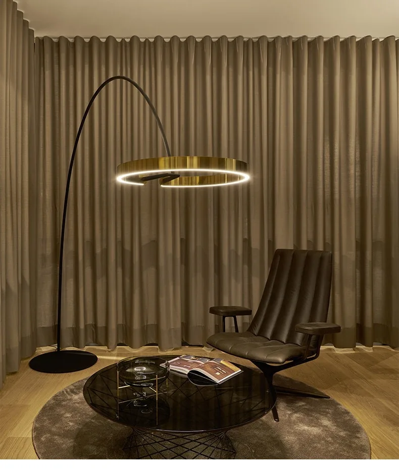 Nordic Circular Fishing Floor Lamp – NYRALONDON