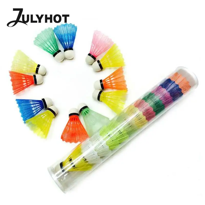 12pcs/lot Badminton Shuttlecocks Goose Feather Badminton Balls Outdoor