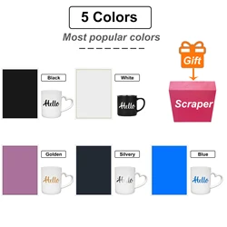 Vibrant Laser Engraving Marking Paper for Ceramics, Glass, and Stone Tiles (5 Popular Colors)