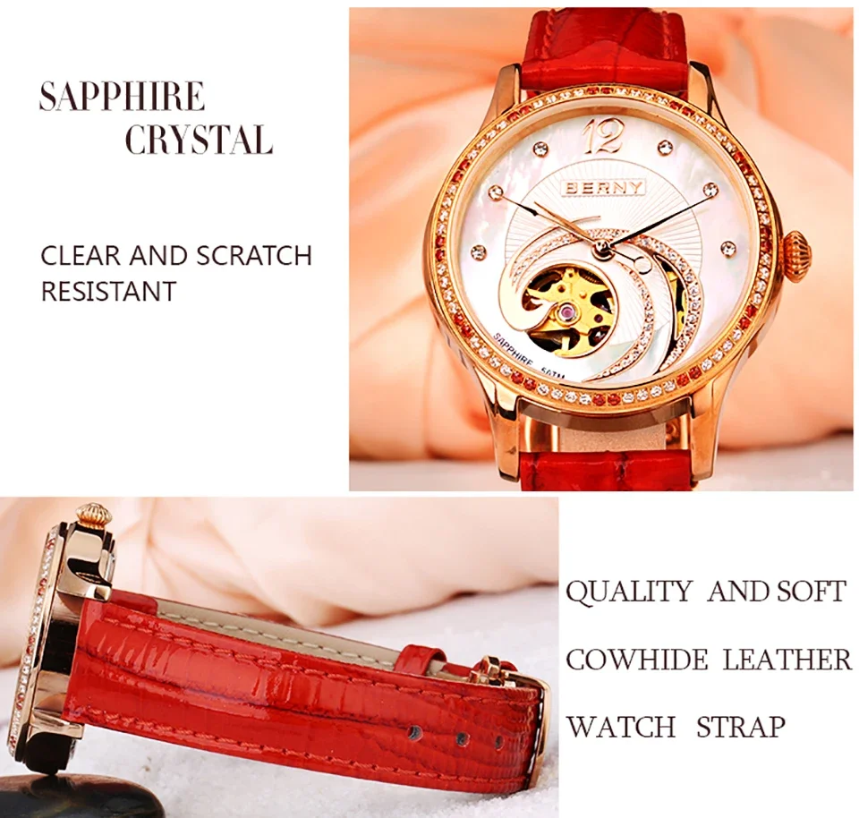 BERNY Women's Automatic Watch Front View