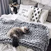500g/Set Super Thick Soft Chunky Wool Gaint Yarn For Wintery Hat Dolls Glove Blanket At Low Price DIY Bulky Arm Knitting Roving 4