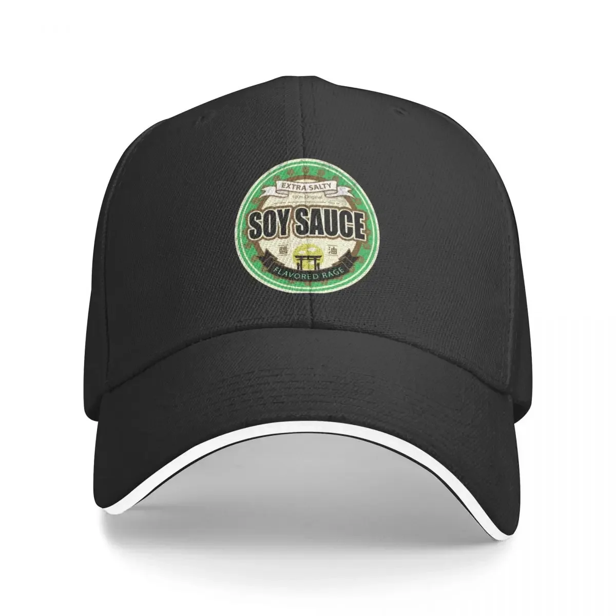 

Soy Sauce Japanese Asian Extra Salty Condiment Baseball Cap Snapback Cap Rave Sports Cap Boy Child Women's