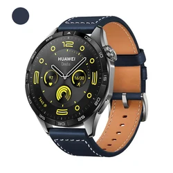 Premium Leather Watch Strap - Elegant and Versatile Design for 20mm (Blue)