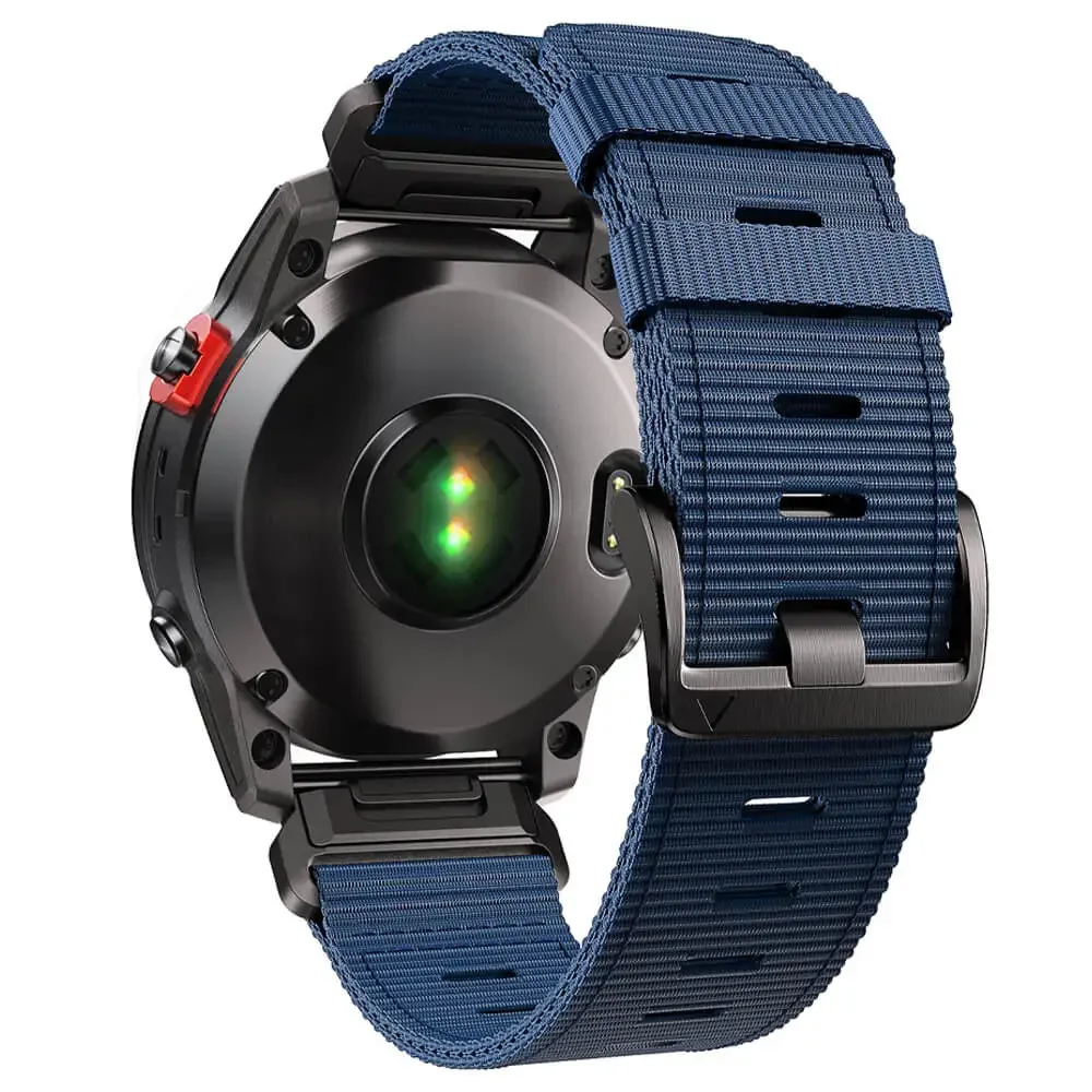 High-Performance Sports Nylon Loop Band for Garmin Watches - Durable & Versatile Bracelet Strap