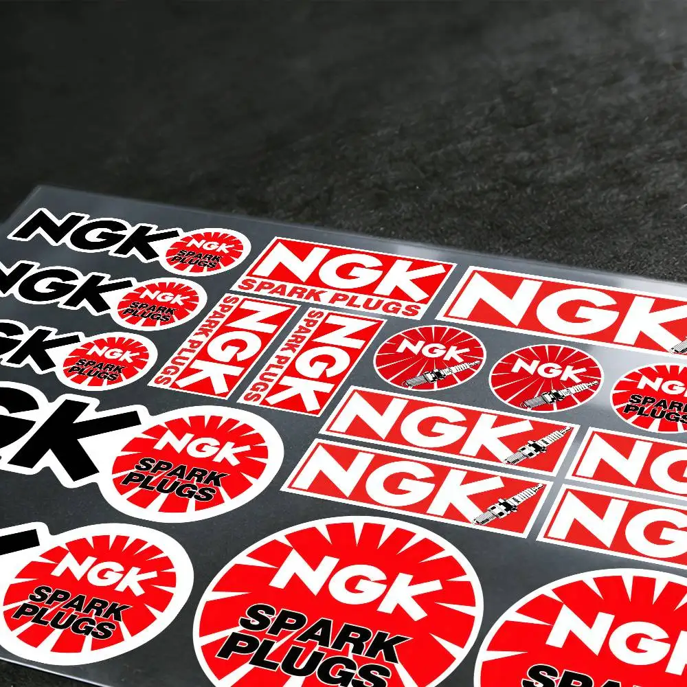 Ngk 반사형 오토바이 스티커용, 어두운 곳에서 밤에 사용하는 3M 안전 경고 스쿠터 헬멧