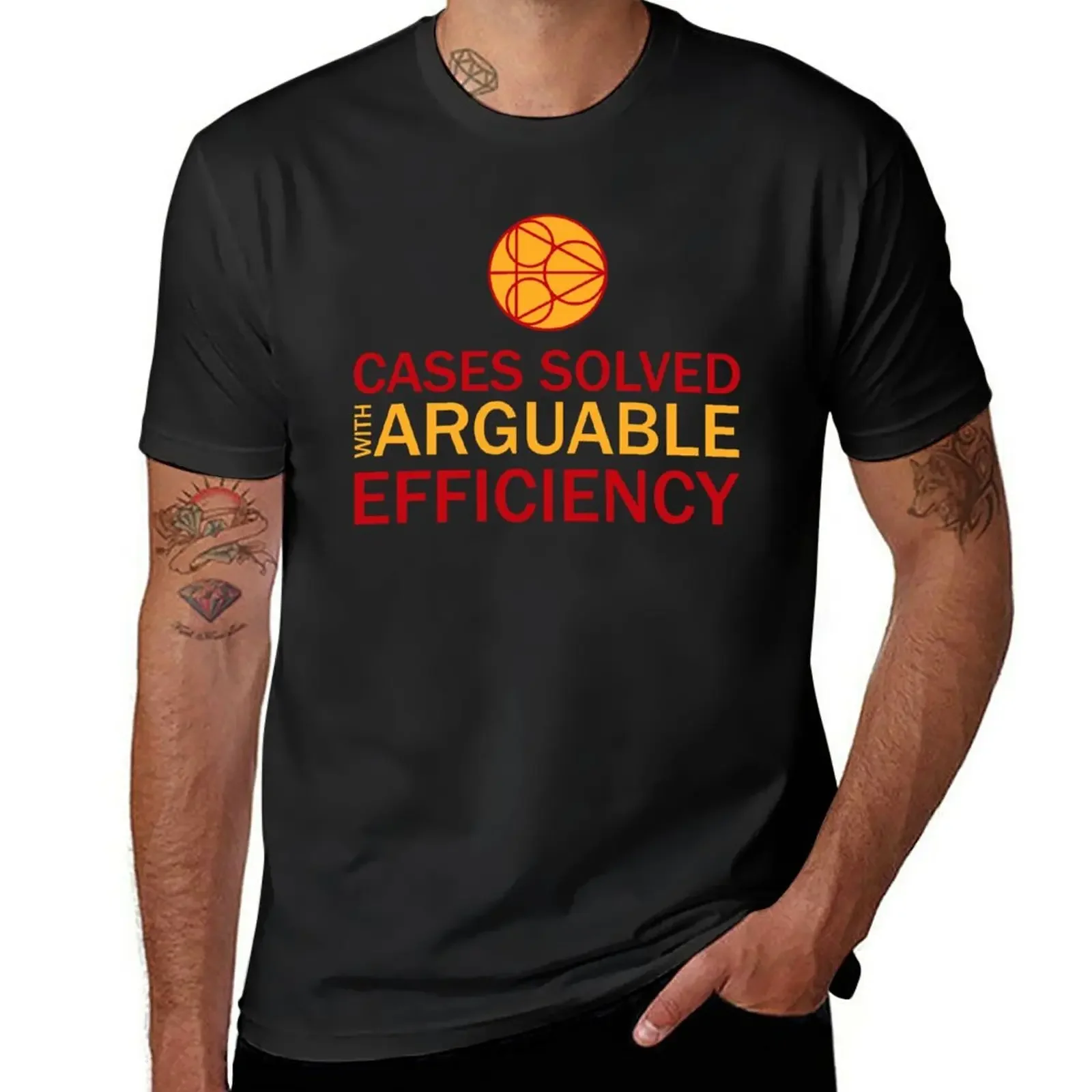 

Cases Solved with Arguable Efficiency - Dirk Gently T-Shirt customs sublime summer tops anime clothes t shirts for men pack