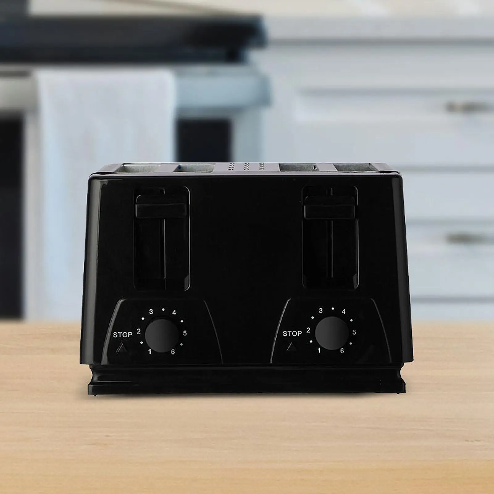 Electric Toaster 4 Slices Adjustable Automatic Breakfast Machine for Waffles 3