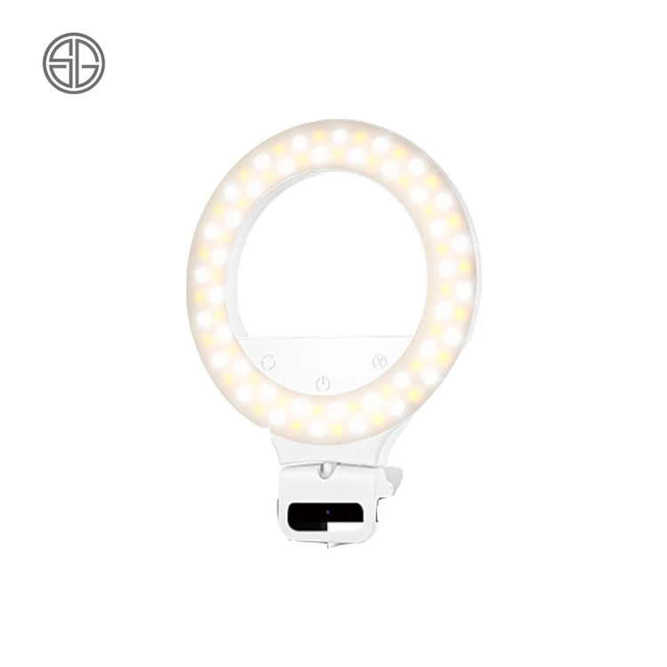 2021 Newest Rechargeable Portable Control 55 Forward Tilt Professional Led Ring Light For Selfie
