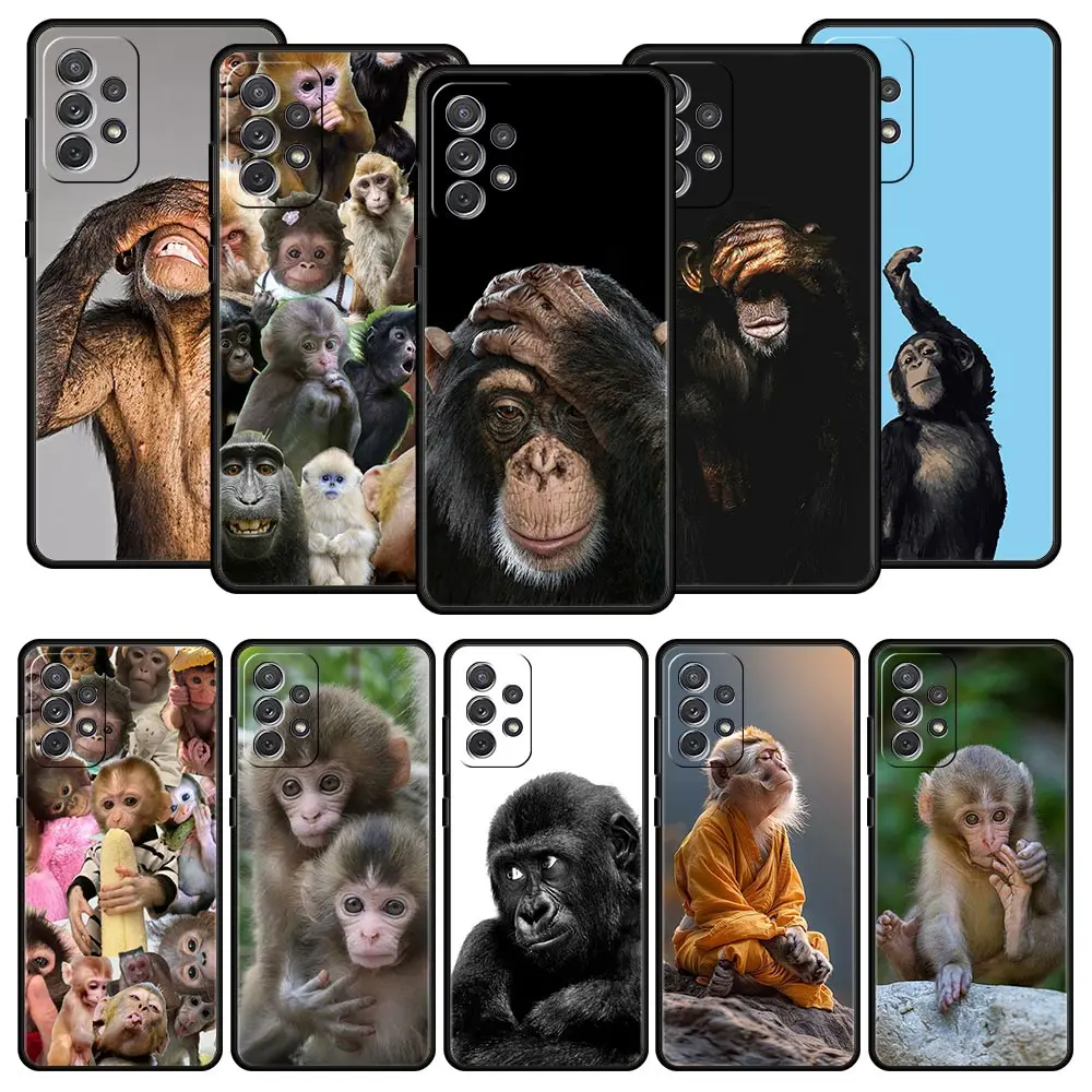Cute and Playful Monkey Design Phone Case Cover