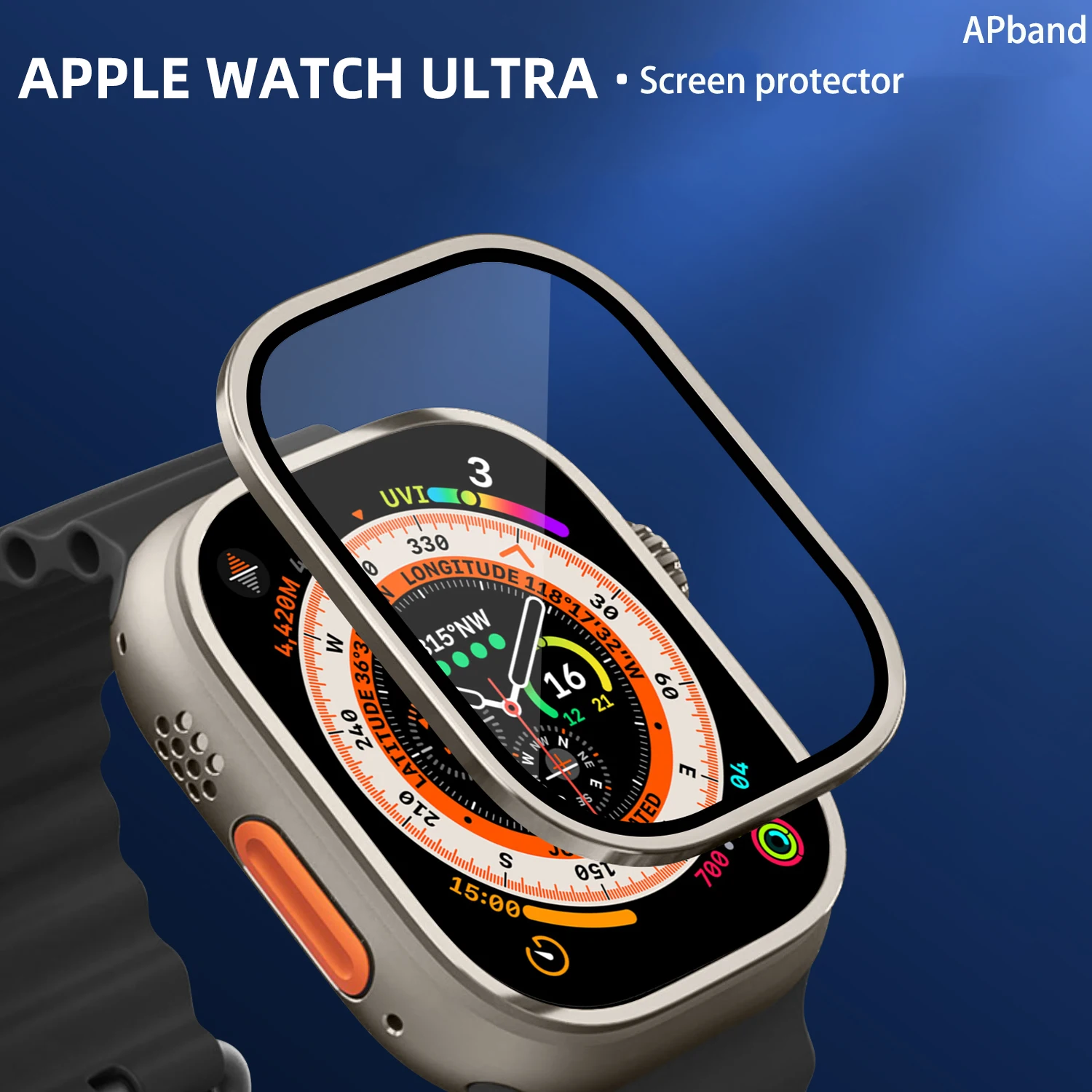 Premium Tempered Glass Screen Protector with Metal Bumper - Anti-Scratch, High Definition Film