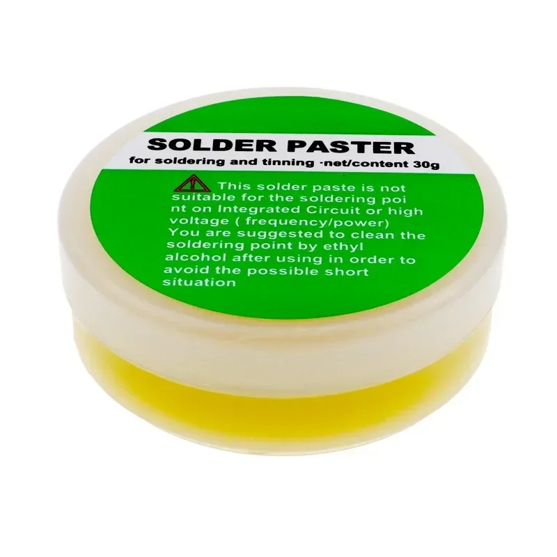 Rosin Chumbo Solda Paste Flux, Meio Ambiente, Welding Repair Tool, Placa de Circuito, Peças Elétricas, 30g, 50g