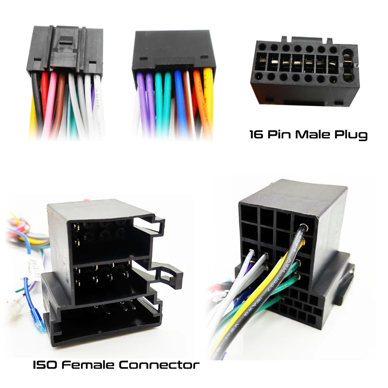 ISO Adapter Harness With High To Low Impedance Converter For IN/IB Audi Stereo - View #8