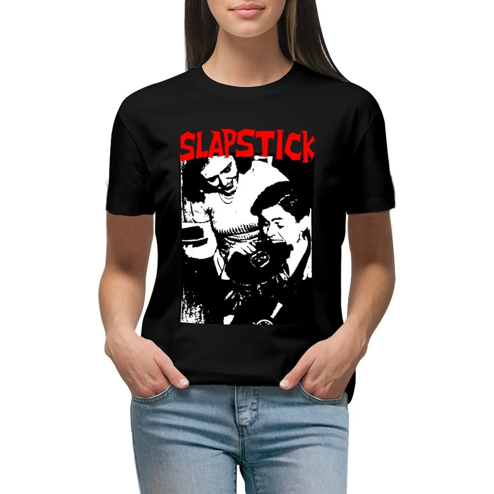 

Женское длинное платье-футболка Slapstick Ska в стиле панк