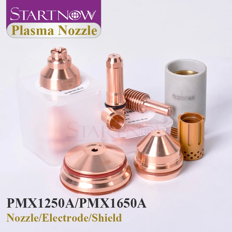 Startnow Plasma Tip Shield 120929 220065 40-80A Plasma Electrode 120926 220037 PMX1250/1650A Series Cutting Nozzle 120925 228523