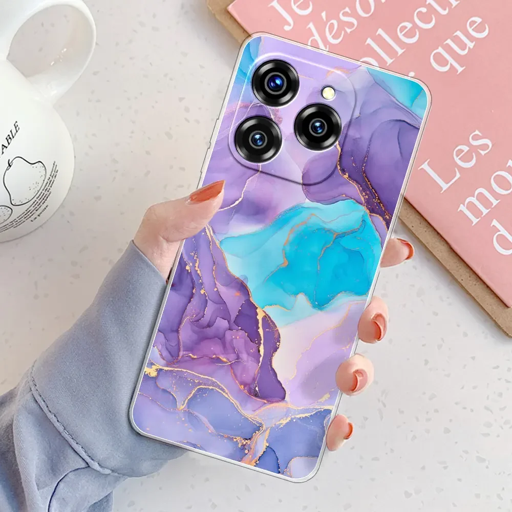 Clear Shockproof Silicone Phone Case - Fashionable Soft TPU Back Cover
