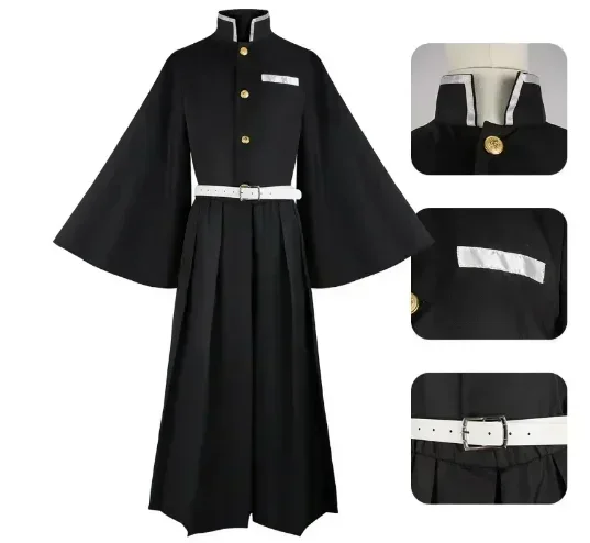 Aime Tokitou Muichirou Costume Cosplay démon tueur Cosplay Kisatsutai uniforme perruque Costume di Halloween - immagine 4