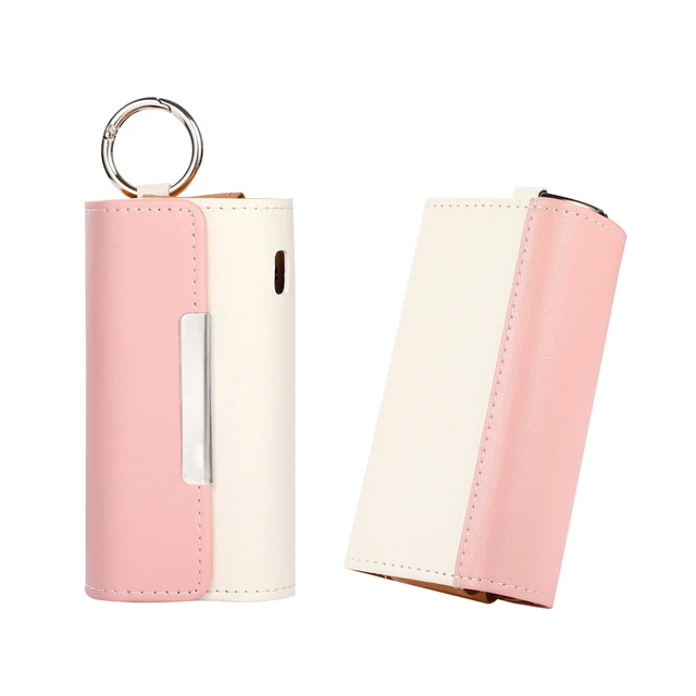 Fashion Snap Leather Bag for IQOS ILUMA Case Protective Case Pouch