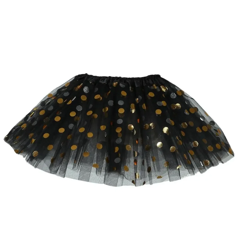 Multicolor Rainbow Tulle Princess Dance Skirt