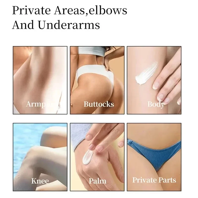 50g Whitening Cream Private Parts Underarm Bleaching Whiten Butt Knee Brighten Inner Thigh Intimate Parts Dark Remove Melanin 5