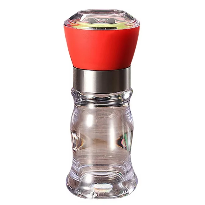 ABCA-Adjustable Ceramic Rotor Pepper Grinder-Refillable Manual Spice Mill Shaker, Essential Kitchen Tools For Seasoning