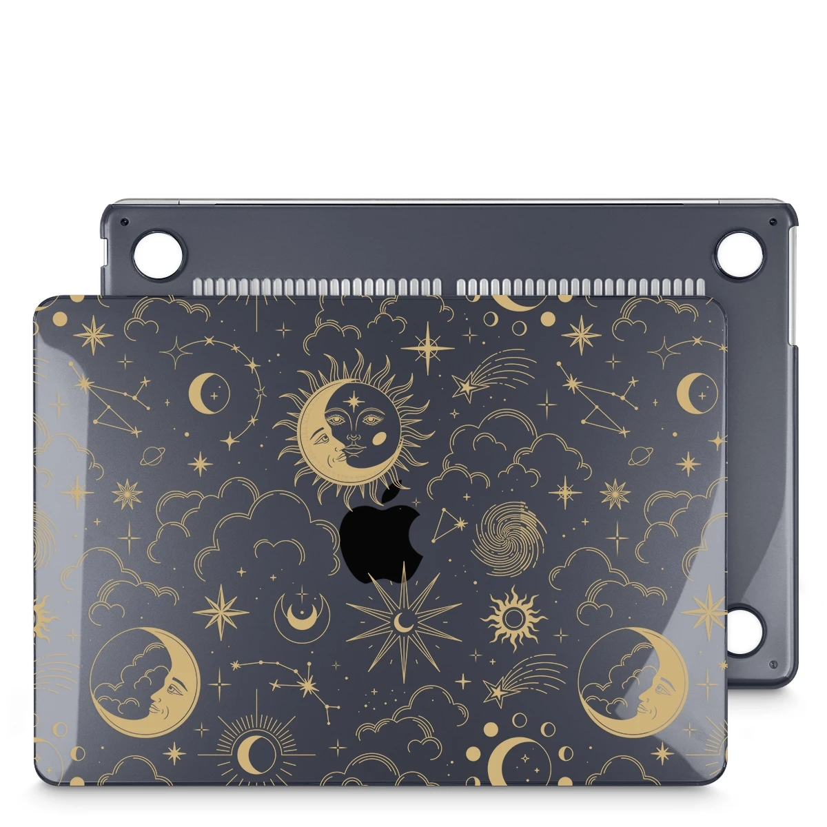 Capa de Cristal Preta de Astrologia para Macbook Pro 14 16 2023 m3 Air 15 A2941 Retina Air 13 A2681 m2 m1 A2337 A2179 2023 2023 A2338 - Imagem 6