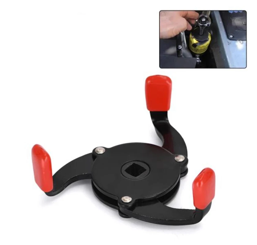 

Three-claw Filter Wrench Change Oil Grid Machine Filter Wrench Oil Filter Removal Key Auto Car Repairing Tools for Mechanic